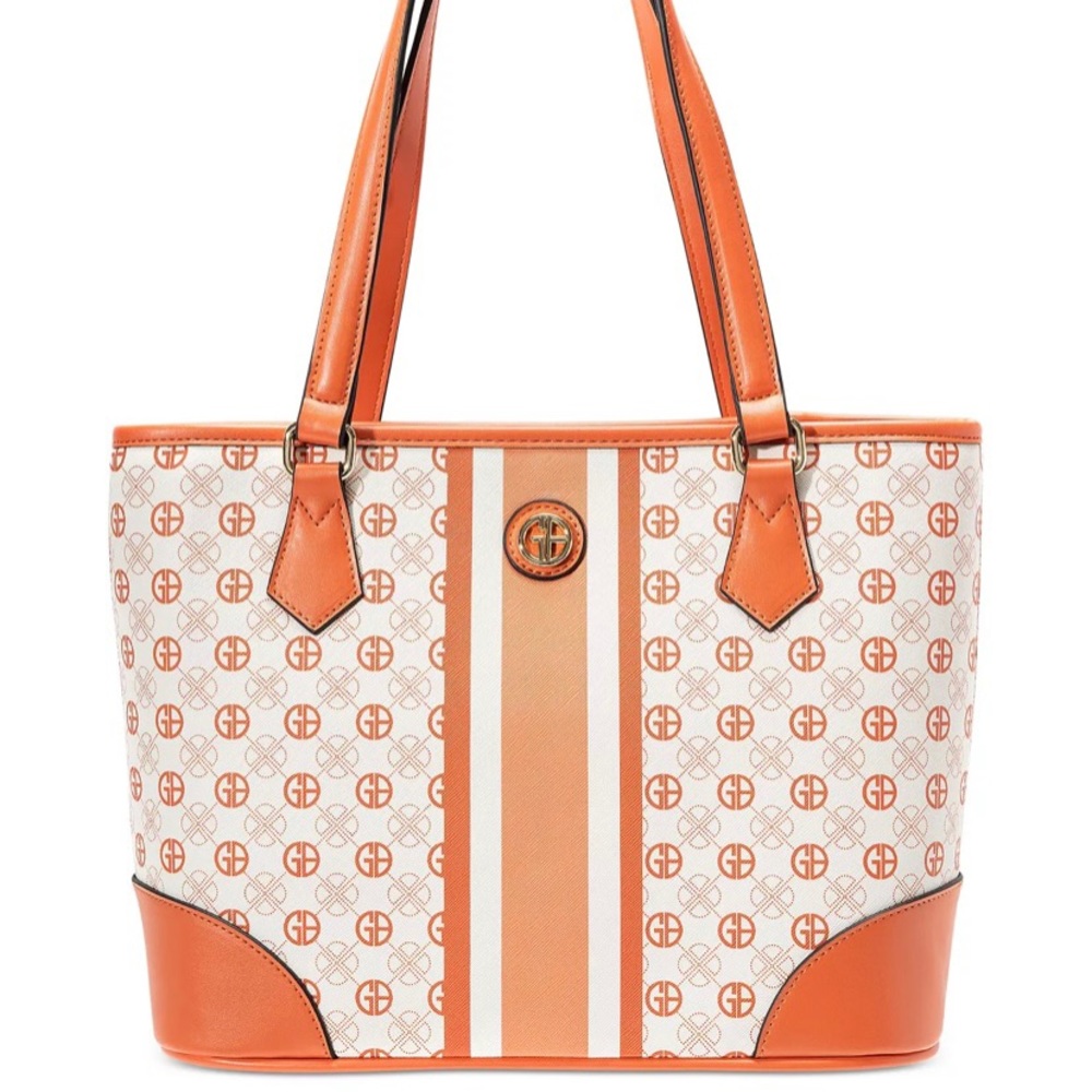 Tonal Center Stripe Tote